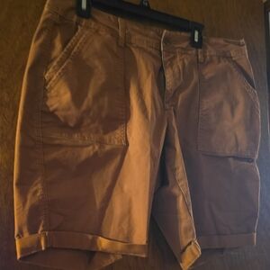 Time and Tru Tan Cargo Shorts Relaxed Fit